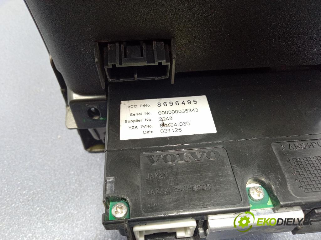 Volvo S40/V40 2004 prepínač Klimatizácia: Prúd vzduchu: 8623067