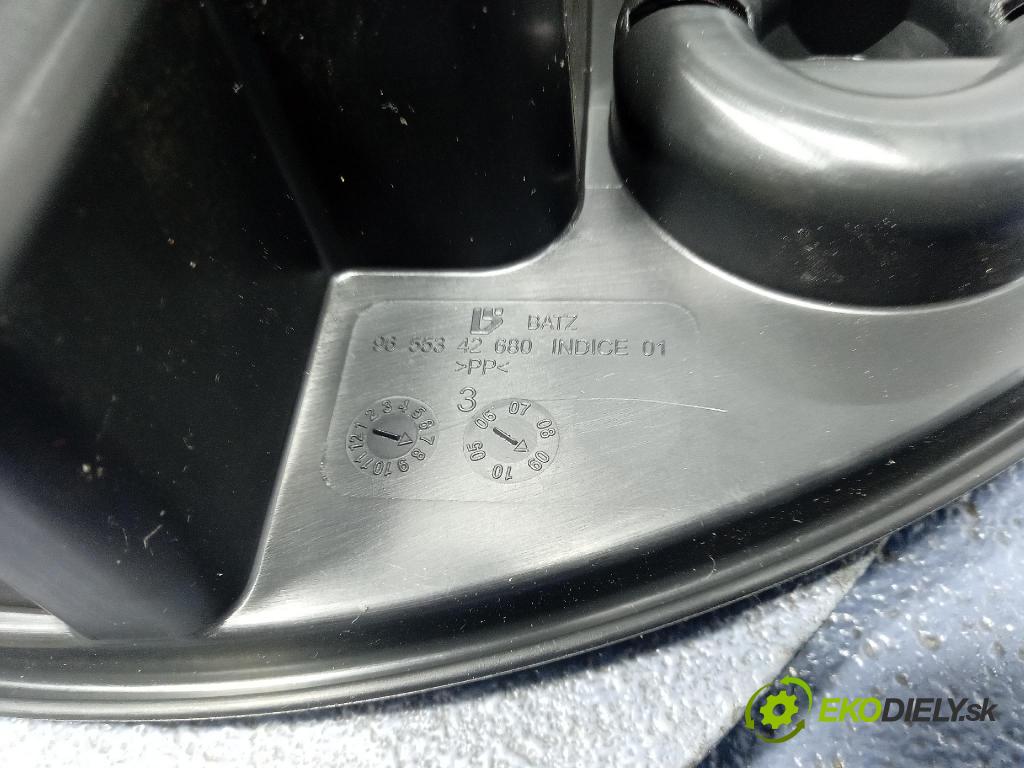 Citroen C3 picasso 2009 Kôš kola: Rezervný: 9655342680