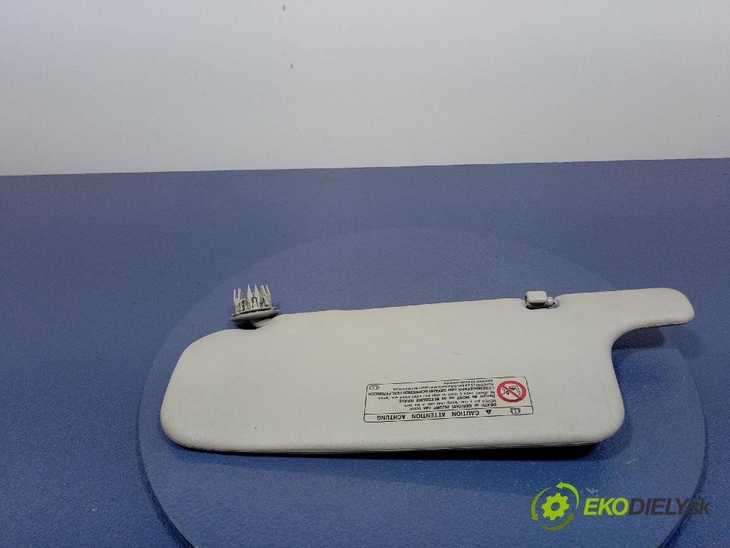 Toyota Verso 2003 kryt slnečná clona