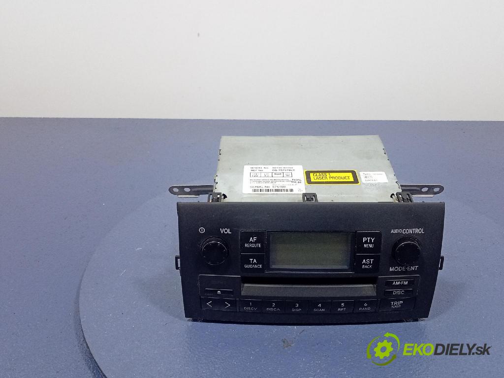 Toyota Verso 2003 Radio I Navigácia: 86120-02260