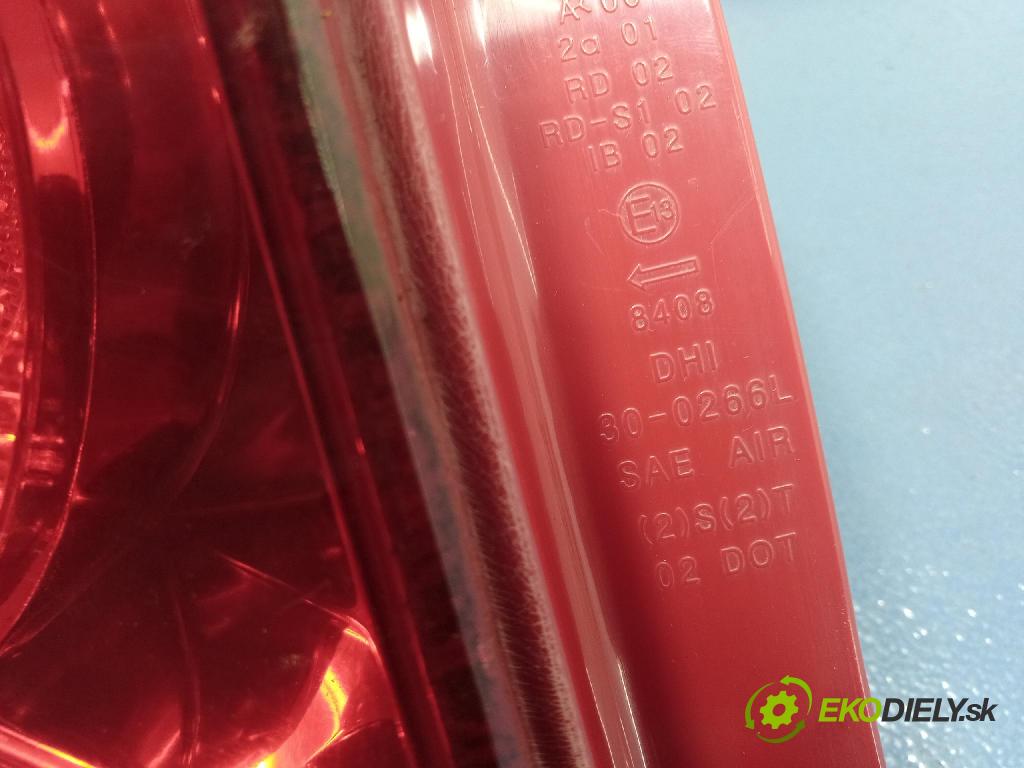 Chevrolet Aveo 2005 svetlo / reflektor zad ľavá Vonkajsia: 300266L