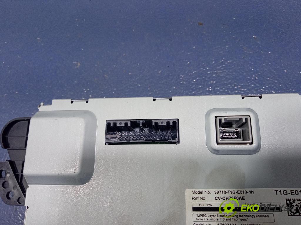 Honda Cr-v 2013 Zobrazit: Rádio: / GPS 39710-T1G-E010-M