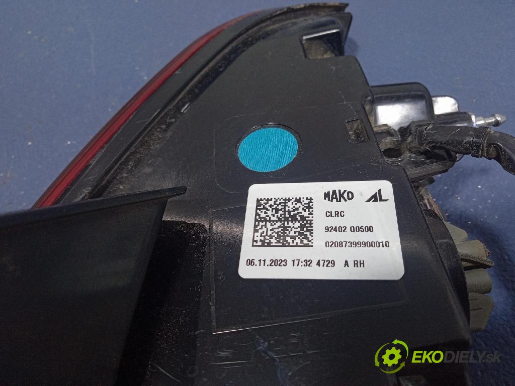 Hyundai Bayon 2023 svetlo / reflektor zad Prava: Vonkajsia: 92402Q0500