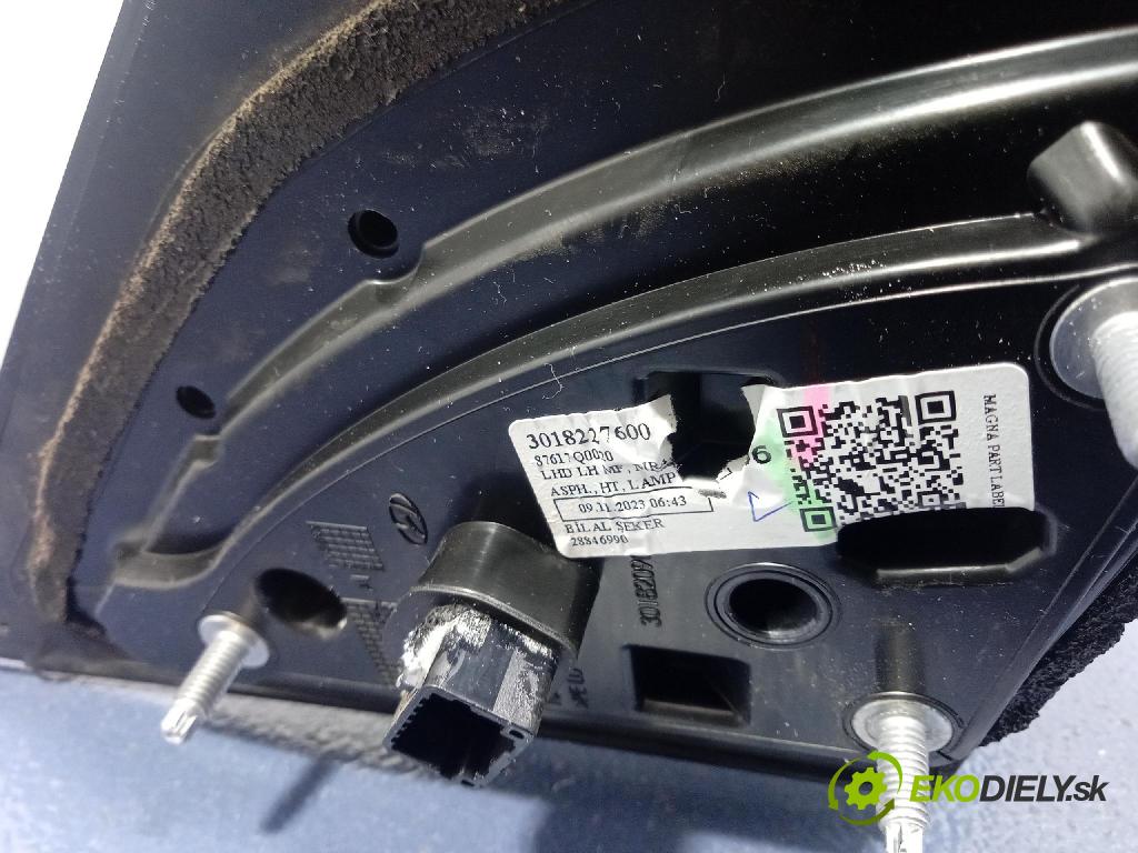 Hyundai Bayon 2023 zrkadlo Vľavo: 87617Q0020