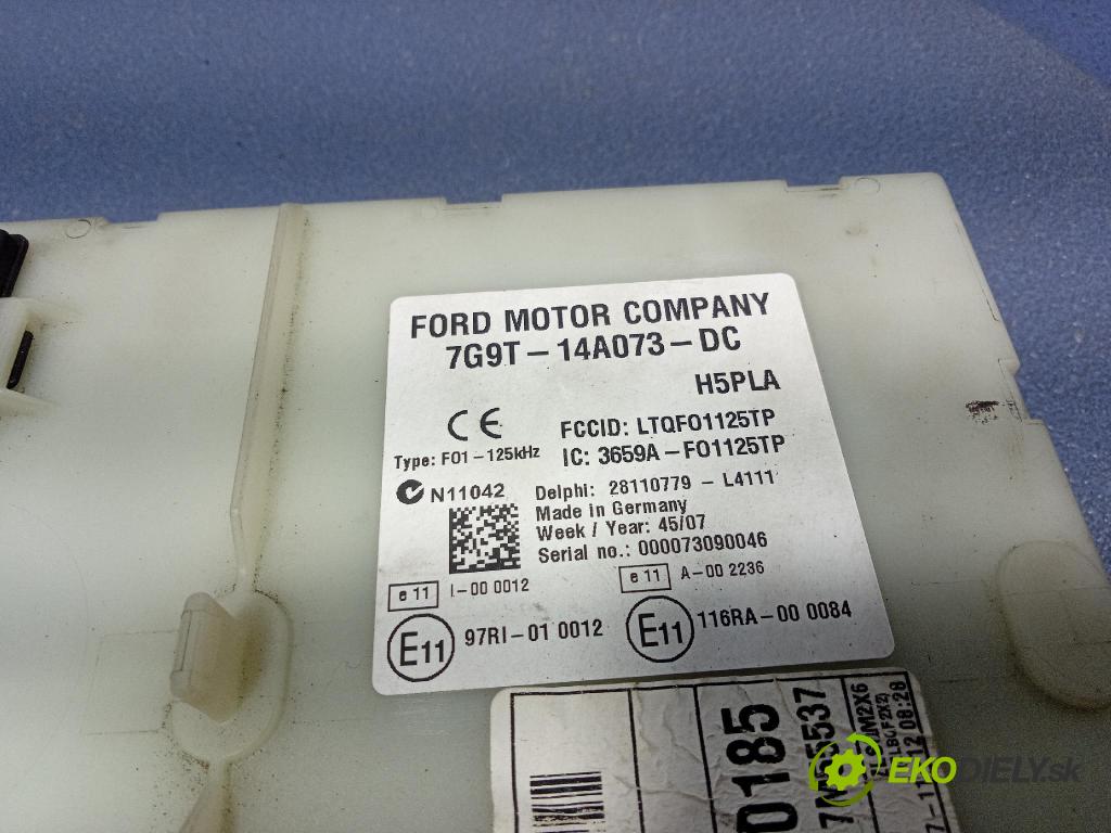 Ford Mondeo 2007 riadiaca jednotka Komfortu 7G9T-14A073-DC