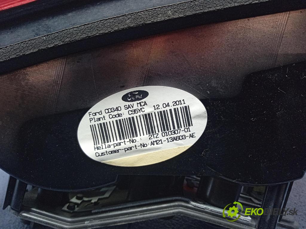 Ford S-max 0 svetlo / reflektor zad ľavá Vnútri: AM21-13A603-AE