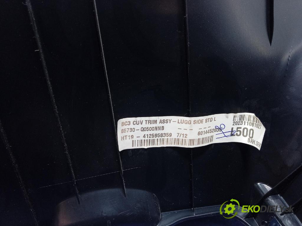 Hyundai Bayon 2023 Čalounictví: kufra: 85731Q0500