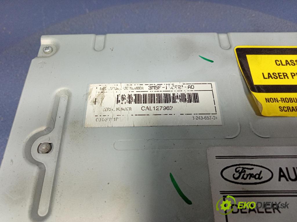 Ford C-max 2004 Radio I Navigácia: 3M5T-18C815-EG