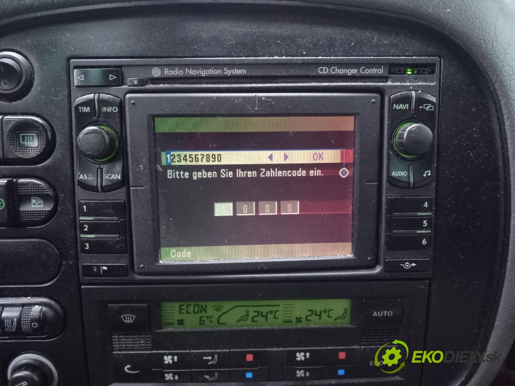 Volkswagen Sharan 1999 Radio I Navigácia: 7M0035191E