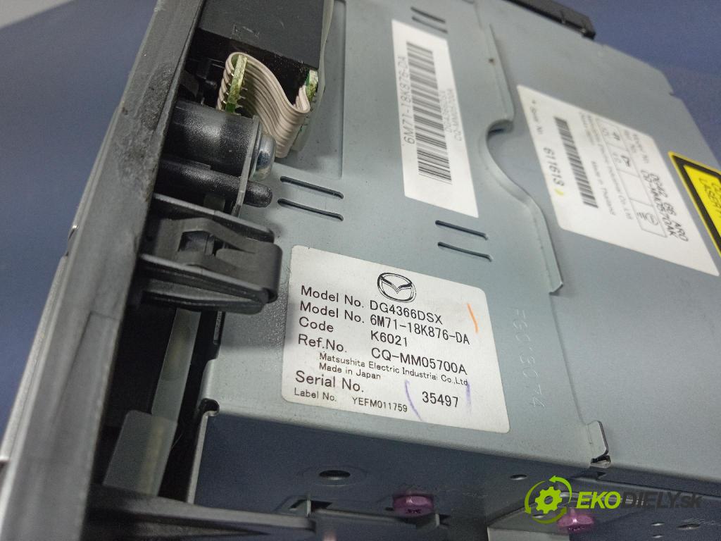 Mazda 2 2006 Radio I Navigácia: DG4366DSX
