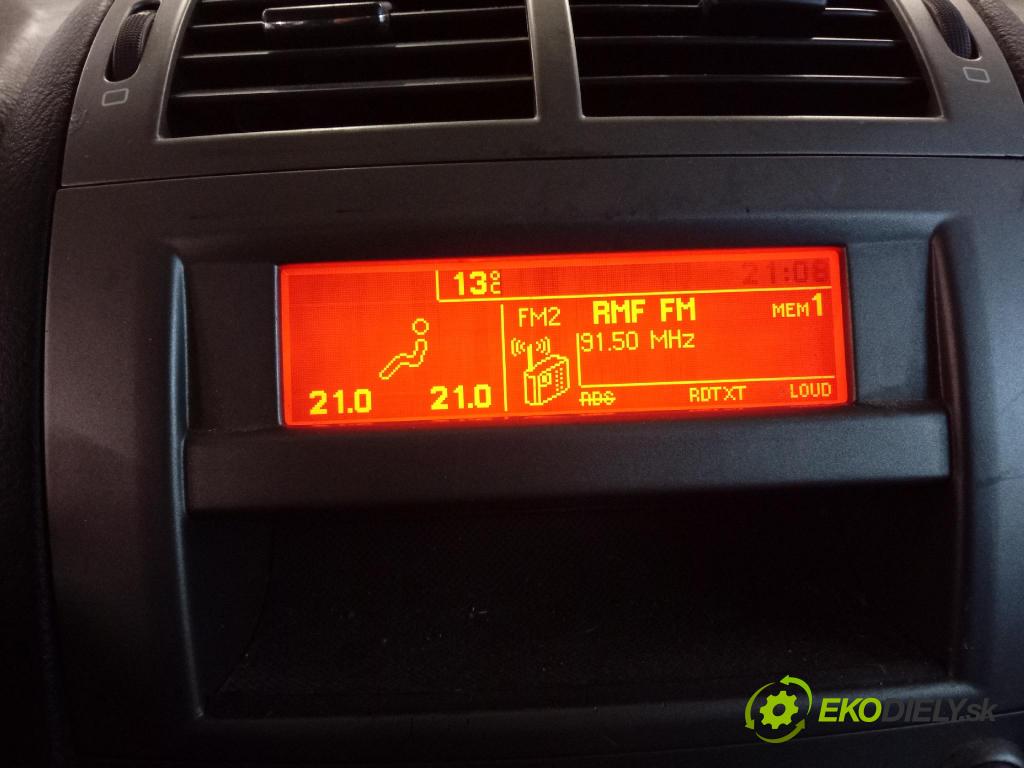 Peugeot 407 2006 Zobrazit: Rádio: / GPS 9665989780