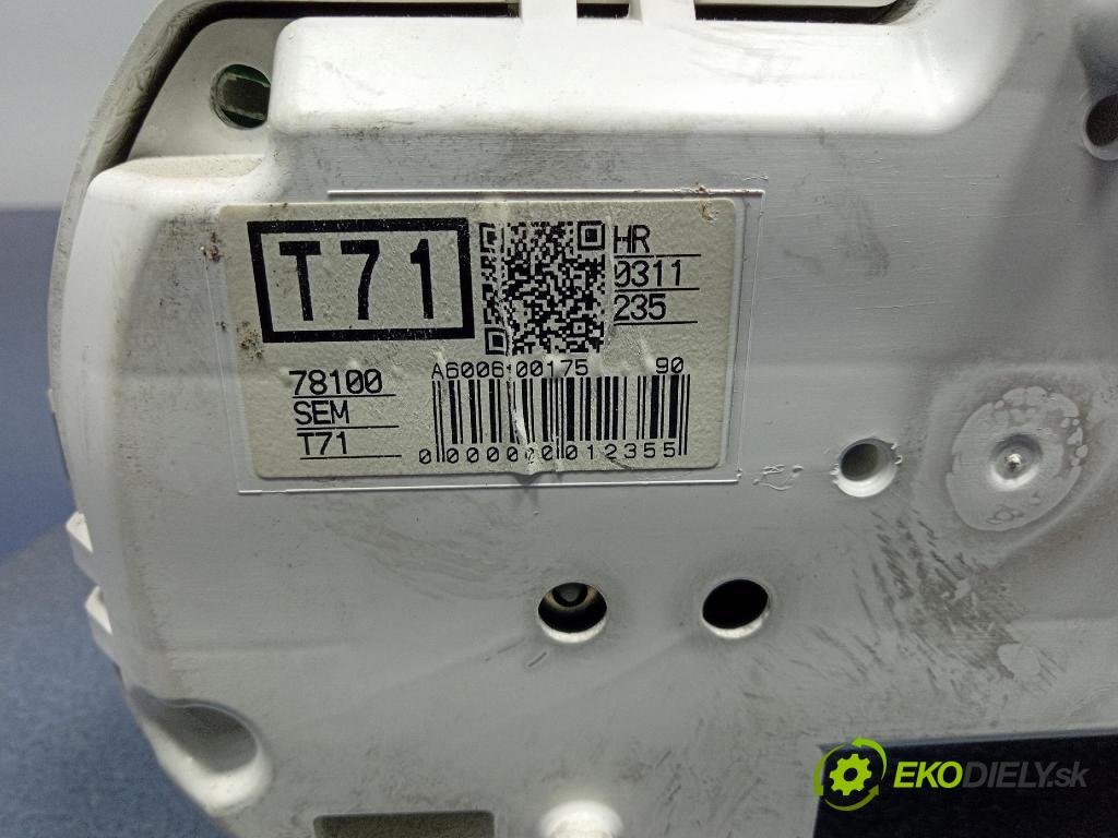 Honda City 2007 prístrojovka/ budíky 78100SEMT71