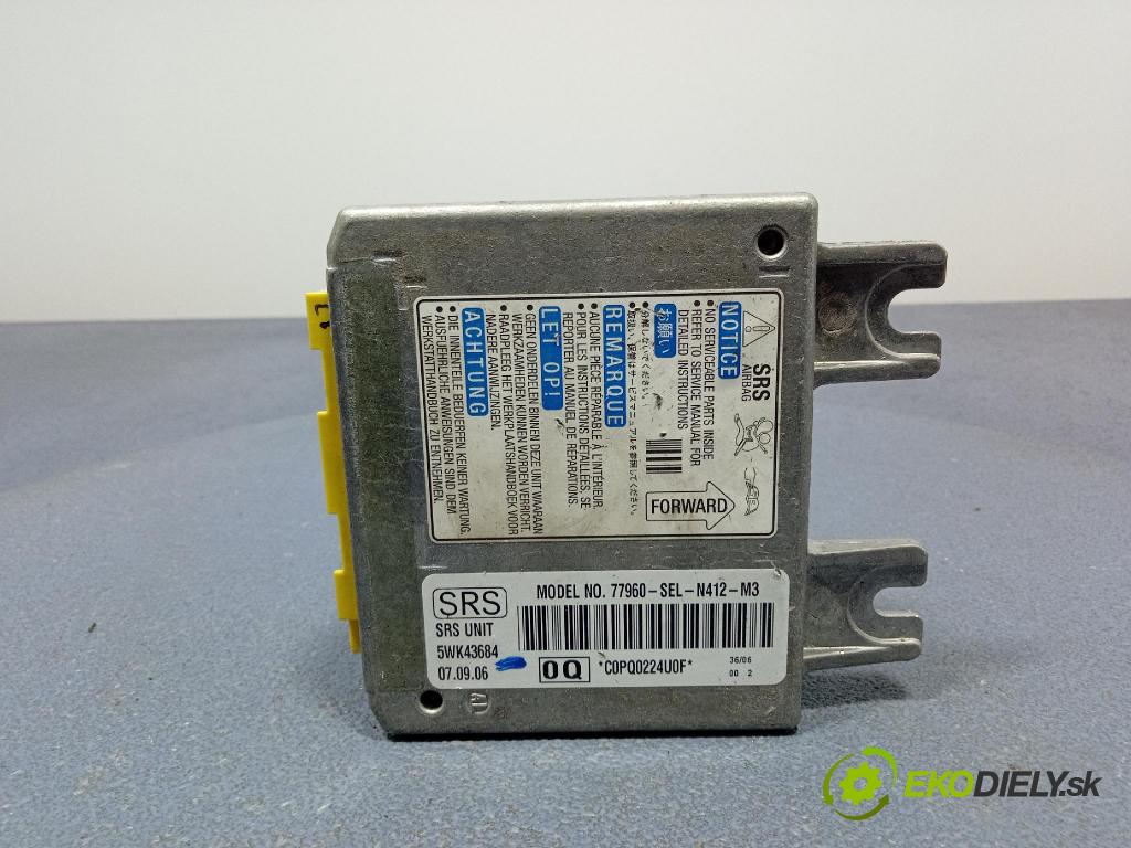 Honda City 2007 Airbag: x 77800-SEL-T8