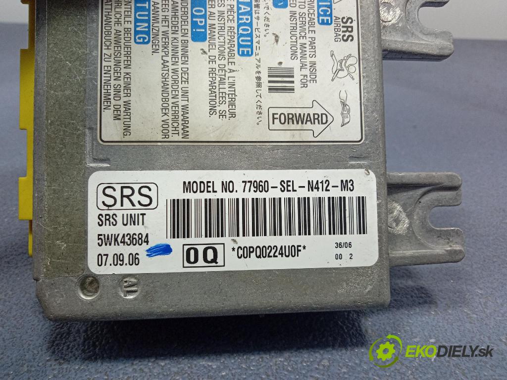Honda City 2007 Airbag: x 77800-SEL-T8