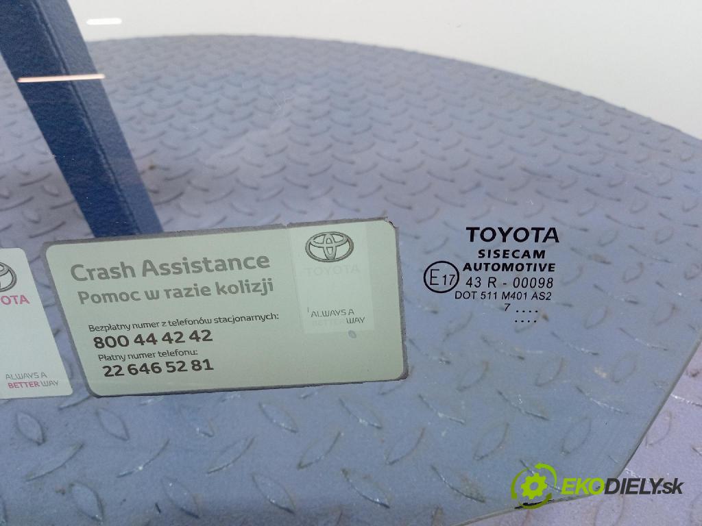Toyota C-hr 2017 sklo dvere Predné ľavá