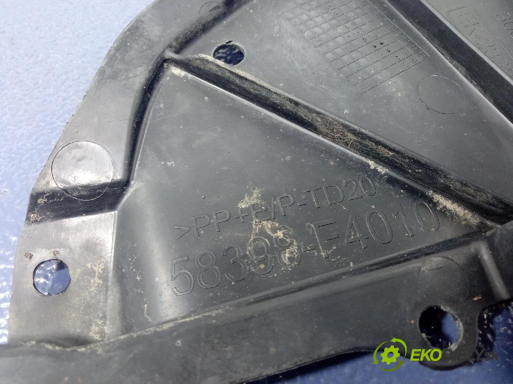Toyota C-hr 2017 kryt Plast: podvozek: 58398-F4010