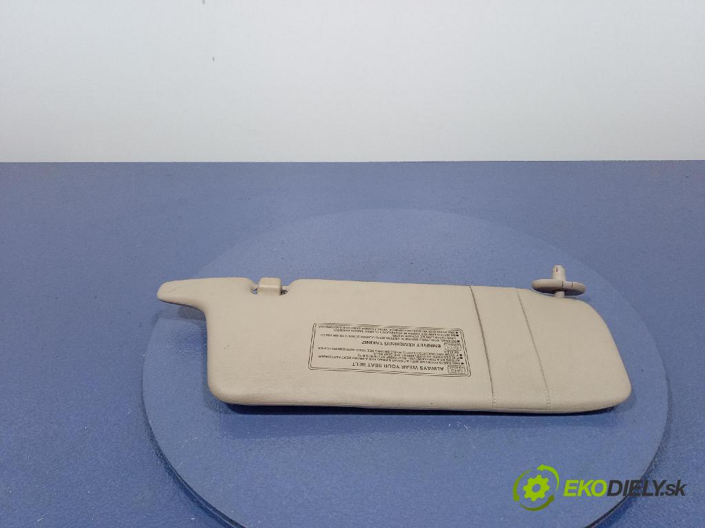 Honda Civic 2002 kryt slnečná clona