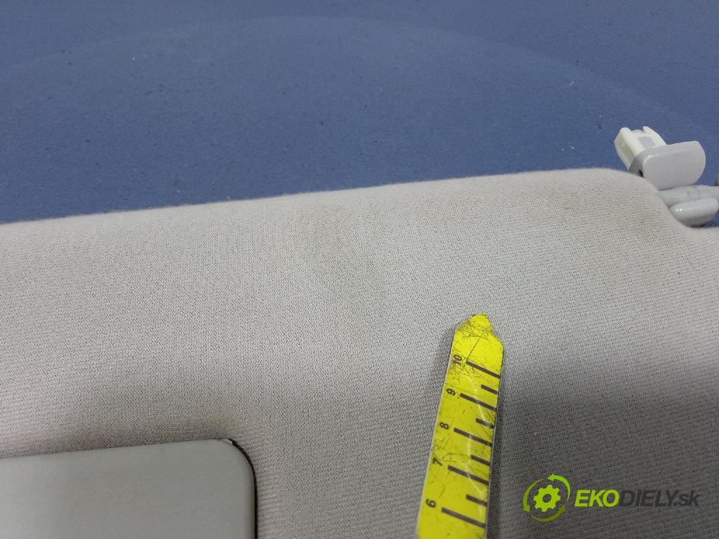 Toyota Corolla verso 2008 kryt slnečná clona