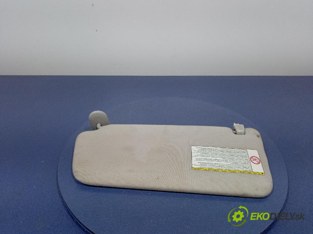 Toyota Corolla verso 2008 kryt slnečná clona