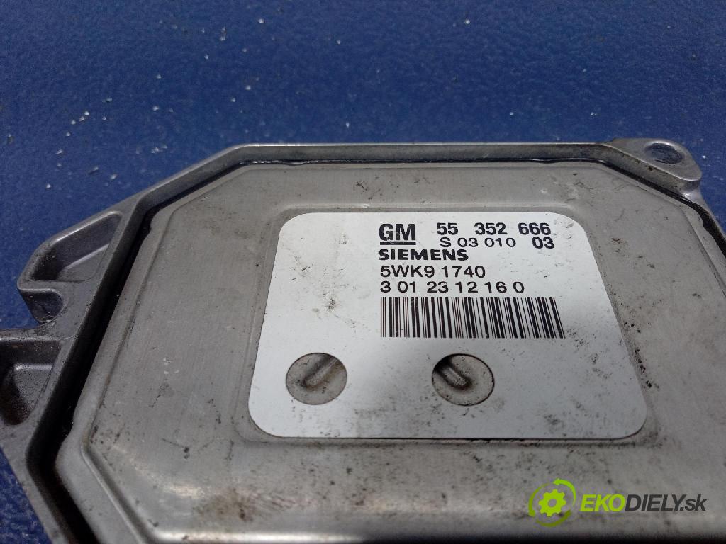 Opel Vectra 2003 riadiaca jednotka Motor: 55352666