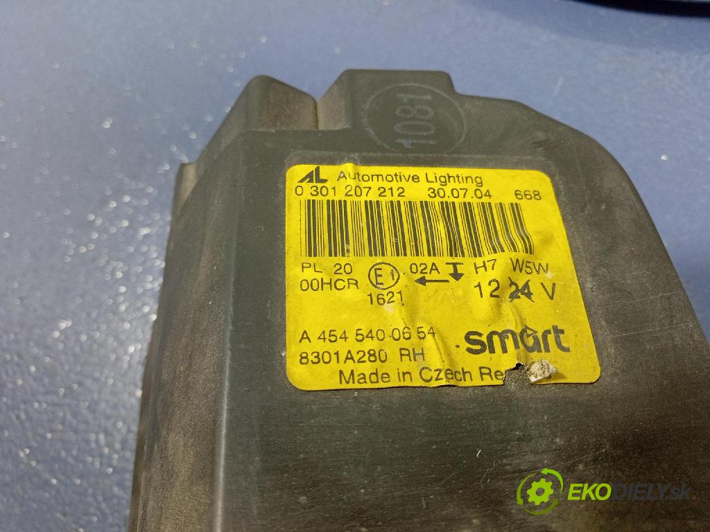 Smart Forfour 2004 Reflektor: v pravo: A4545400654