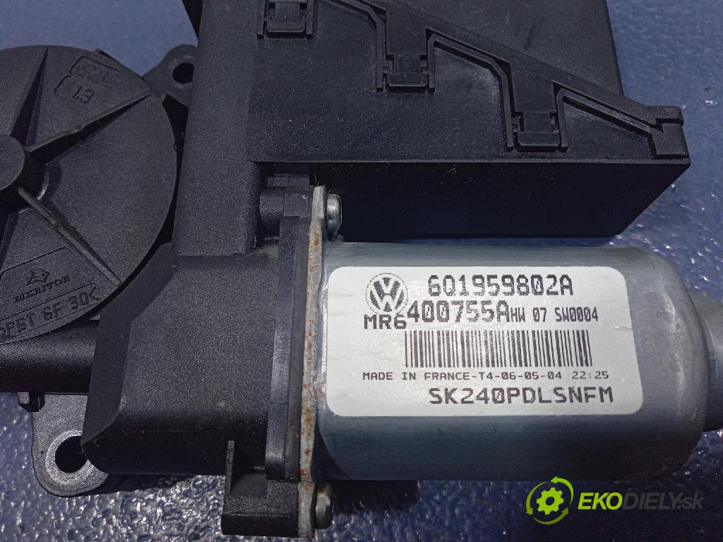 Skoda Fabia sedan 2004 mechanizmus okna Okná: Predné v pravo: 6Q1959802A