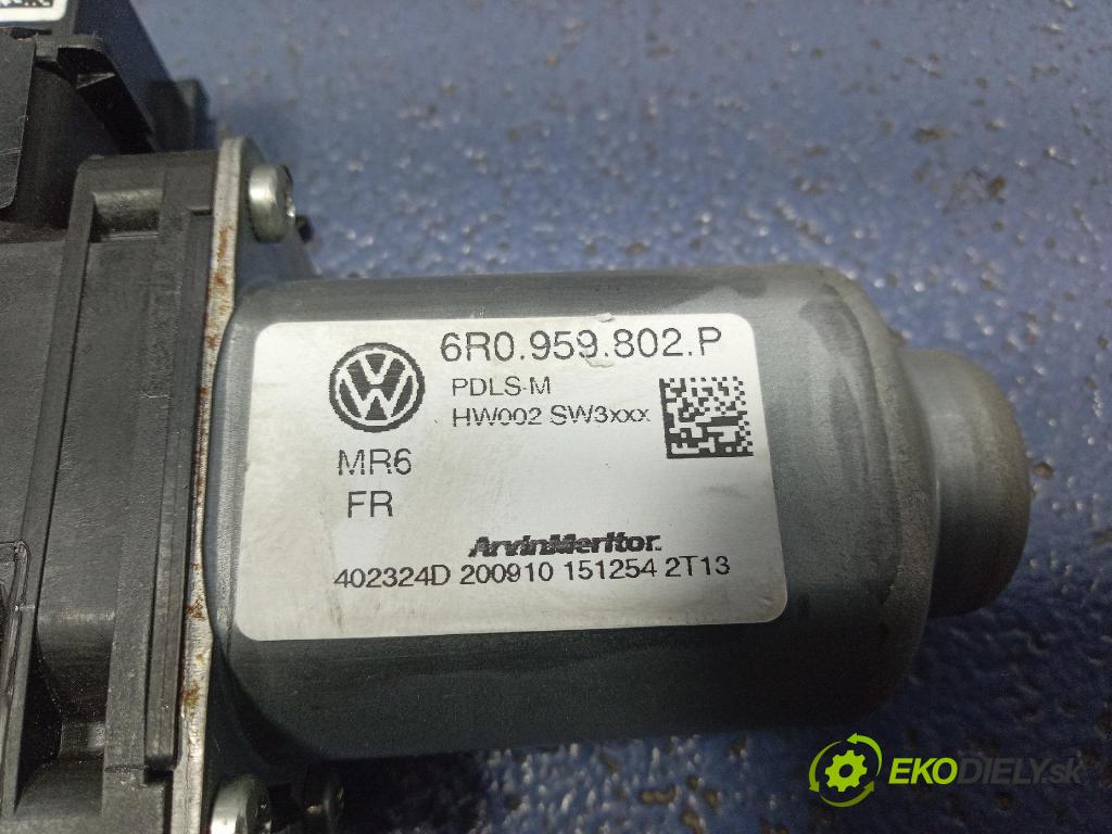 Skoda Fabia 2010 mechanizmus okna Okná: Predné v pravo: 6R0959802P