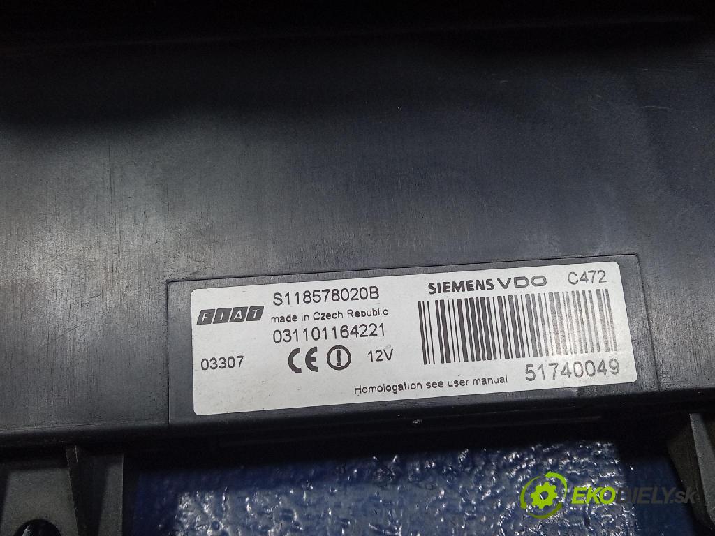 Fiat Panda 2003 riadiaca jednotka 51740049