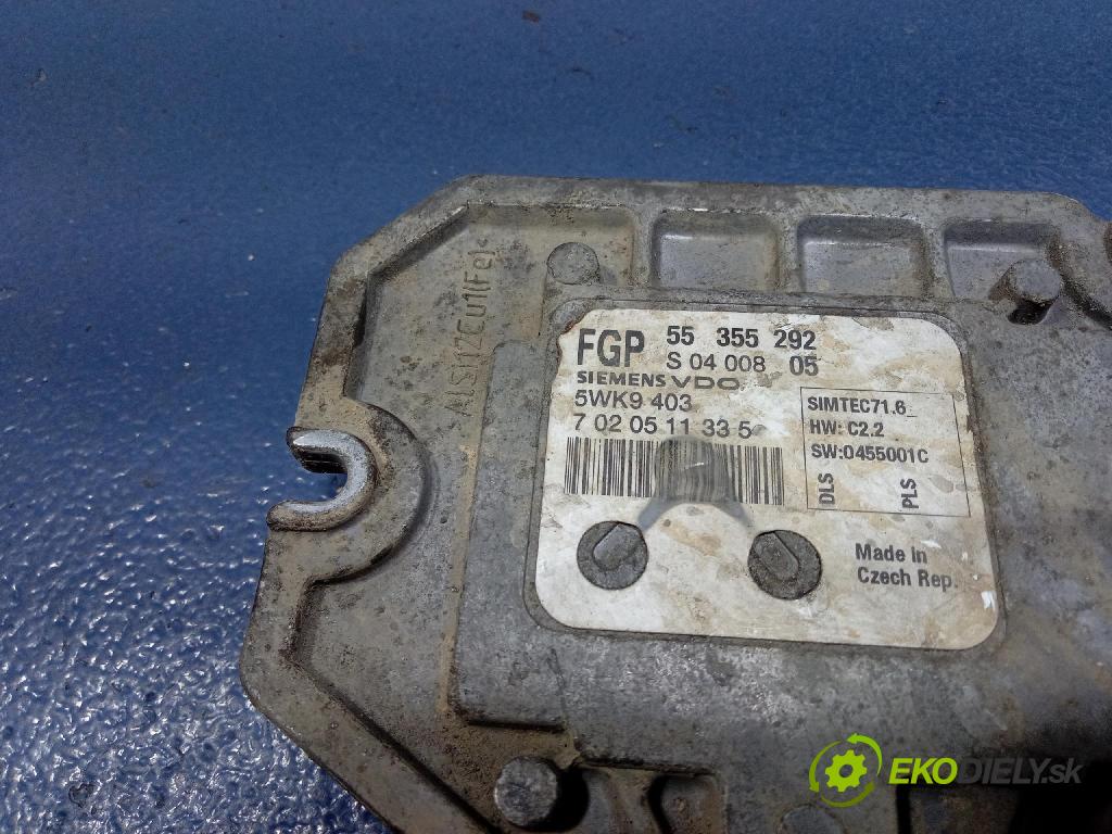Saab 9-3 2007 riadiaca jednotka Motor: 55355292