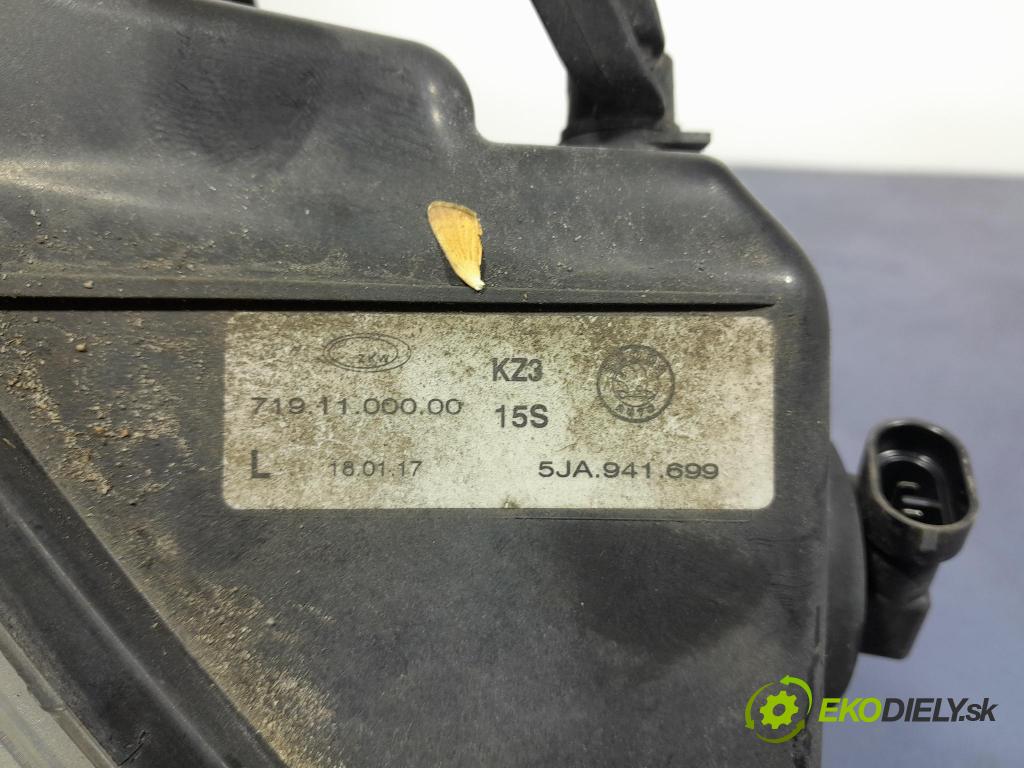 Skoda Rapid 2017 Halogen Vľavo: 5JA941699