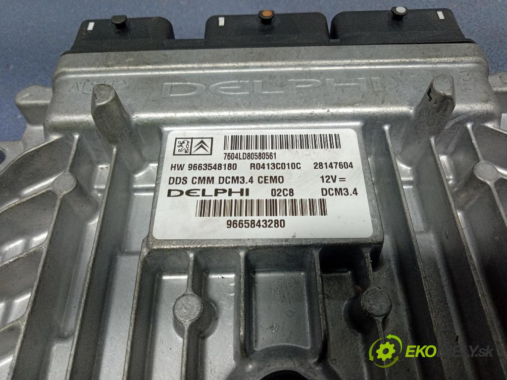 Citroen C5 2008 riadiaca jednotka Motor: 9665843280