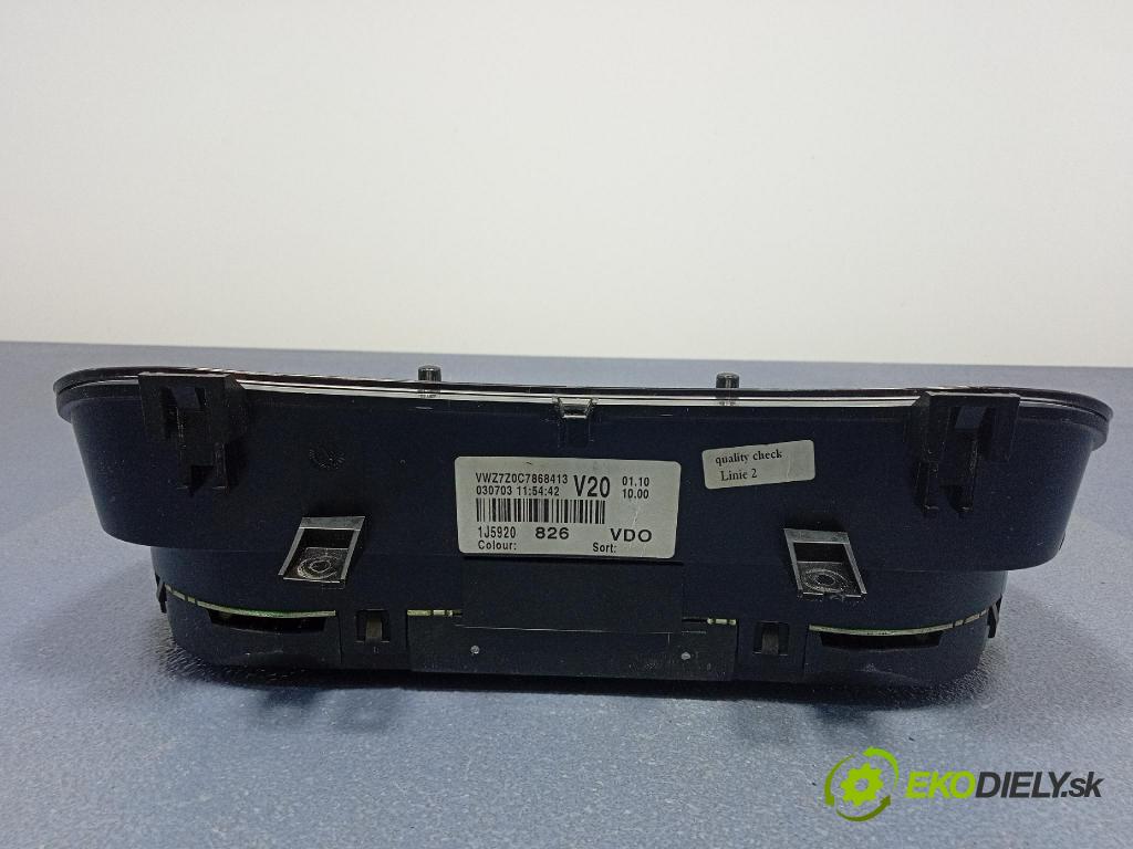 Vw Golf 2003 prístrojovka/ budíky 1J5920826
