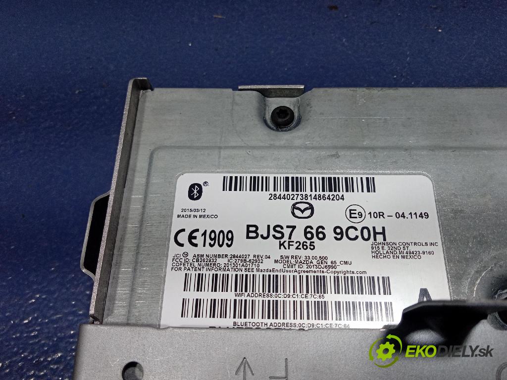 Mazda 3 2015 riadiaca jednotka Bluetooth: / Telefón: BJS7669C0H