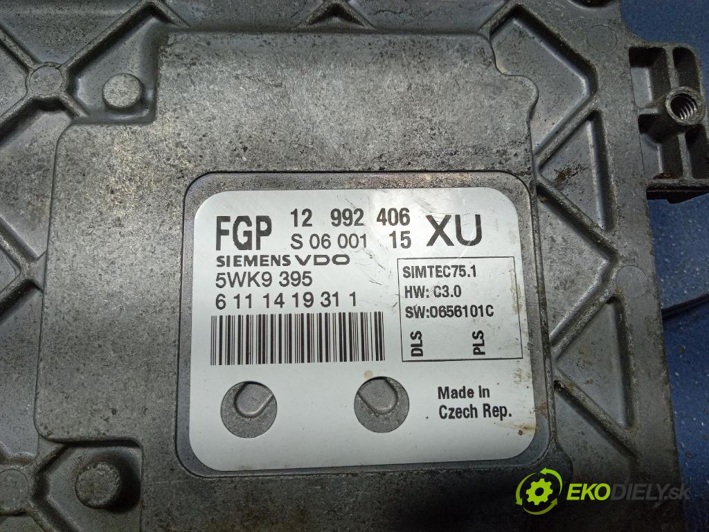 Opel Zafira 2006 riadiaca jednotka Motor: 12992406