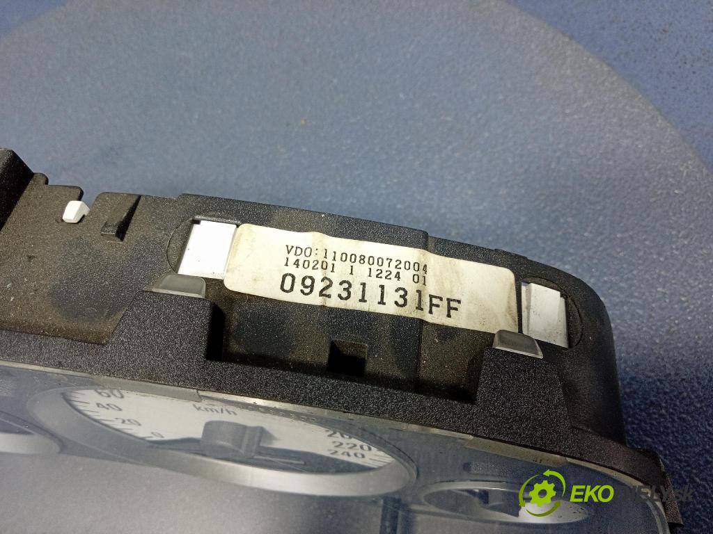 Opel Astra-g 2001 prístrojovka/ budíky 09231131FF