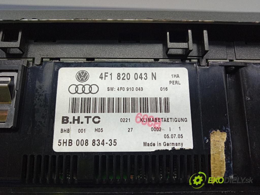 Audi A6 2005 prepínač Klimatizácia: Prúd vzduchu: 4F1820043N
