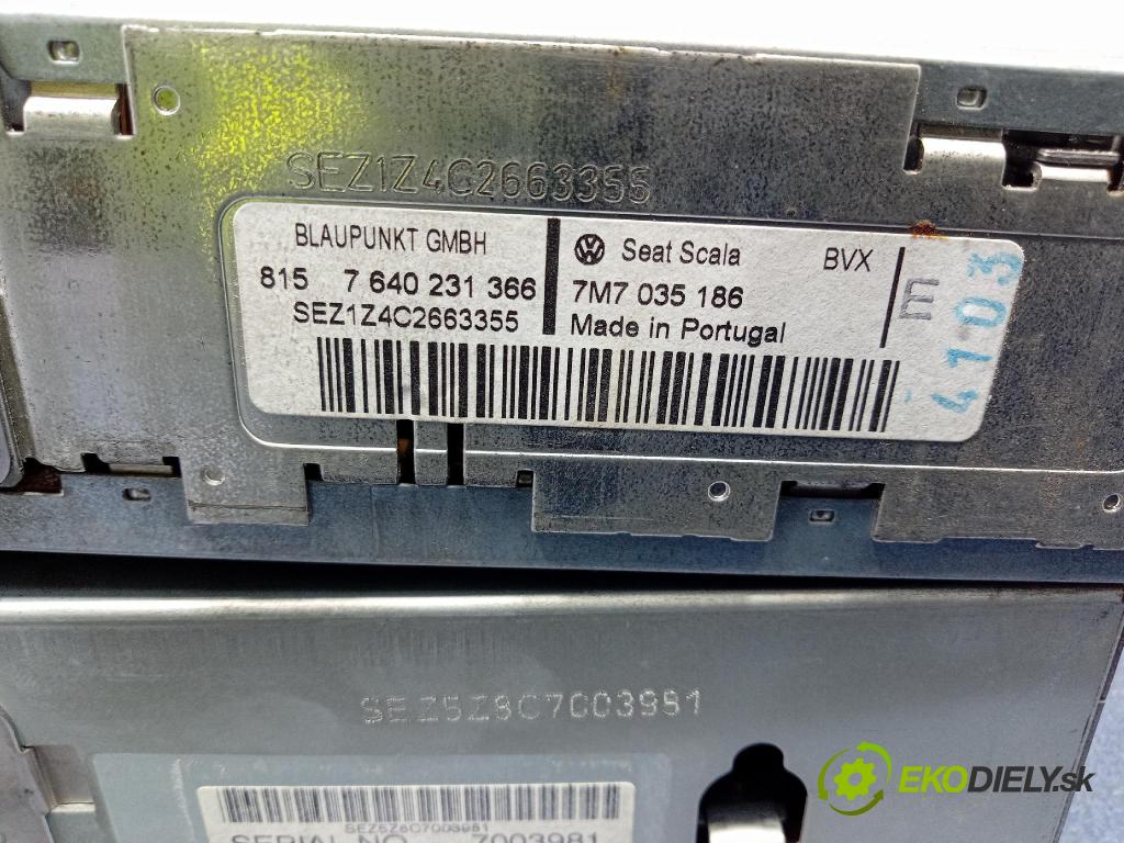 Seat Alhambra 1.9 tdi 2003 Radio I Navigácia: 7M7035186