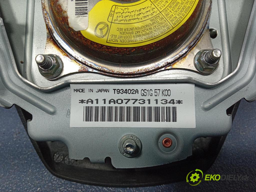 Mazda 6 2008 Airbag: Řidiči: x GS1G57K00