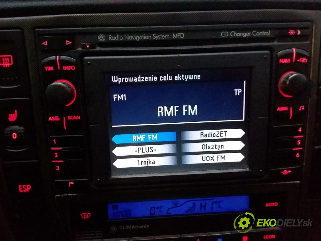 Vw Passat 2004 Radio I Navigácia: