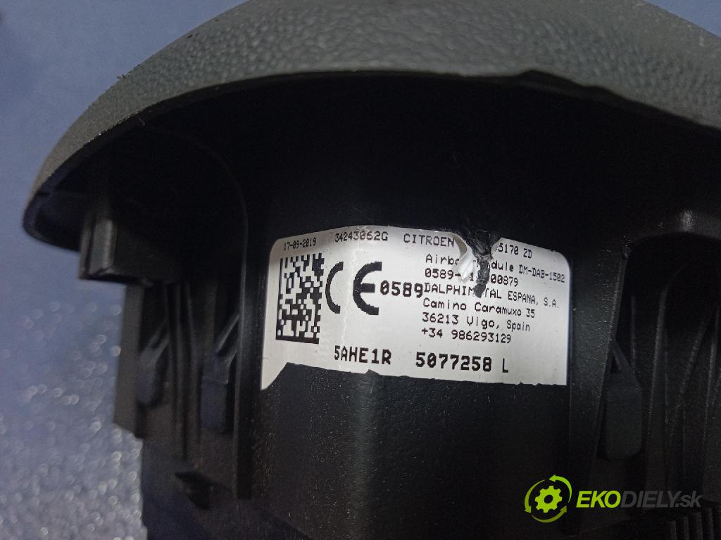 Citroen Berlingo 2019 Airbag: Řidiči: x 986293129