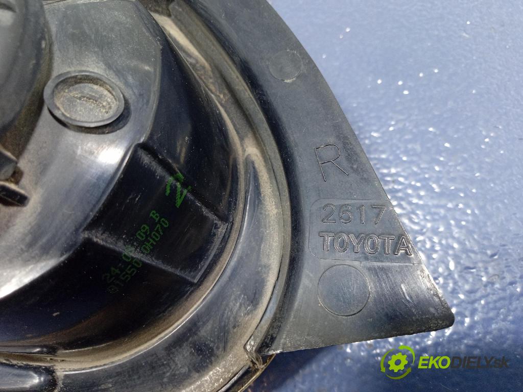 Toyota Aygo 2009 svetlo / reflektor zad Prava: Vonkajsia: