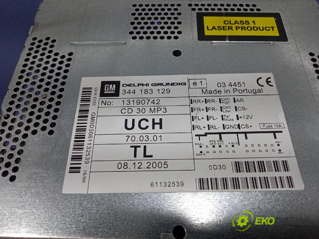 Opel Astra 2006 Radio I Navigácia: 13190742