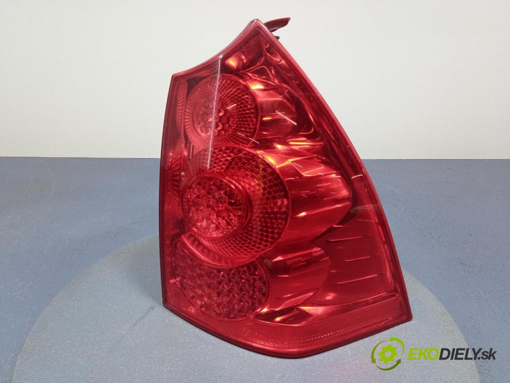 Peugeot 307 2007 svetlo / reflektor zad Prava: Vonkajsia: