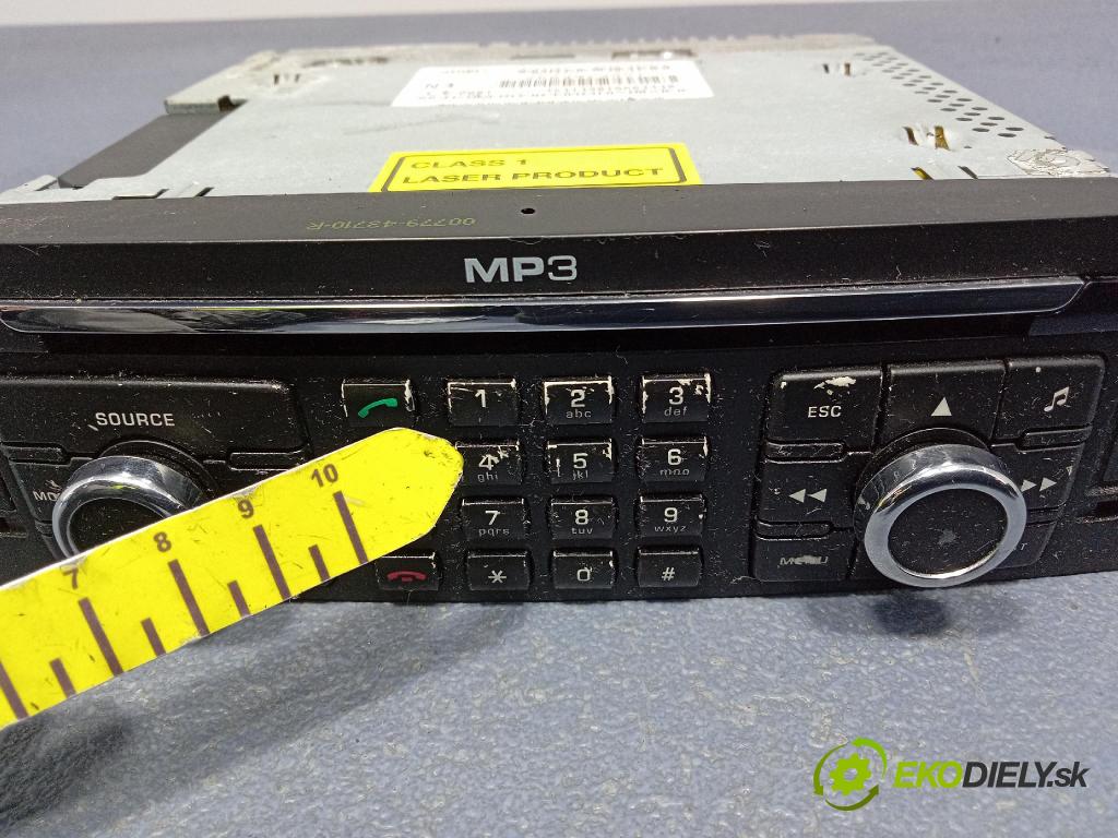 Peugeot 307 2007 Radio I Navigácia: 96640238XT