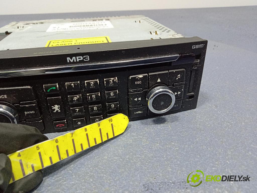 Peugeot 307 2007 Radio I Navigácia: 96640238XT