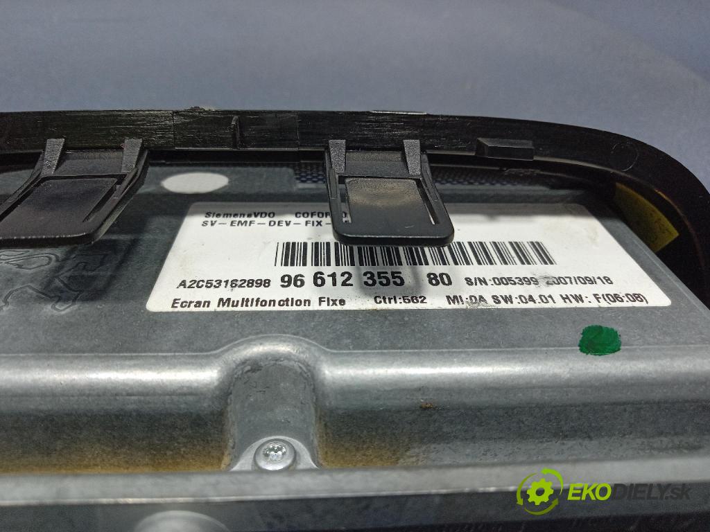 Peugeot 307 2007 Radio I Navigácia: 96640238XT