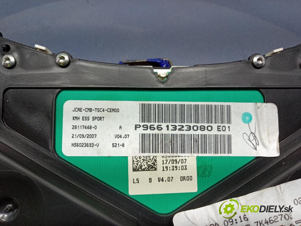 Peugeot 307 2007 Přístrojová deska 9661323080