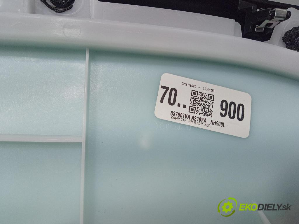 Honda Accord 2020 Tapacír: dveře Zad: Práva: