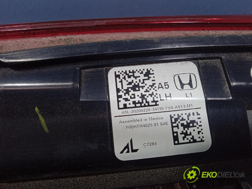 Honda Accord 2020 svetlo / reflektor zad ľavá Vnútri: