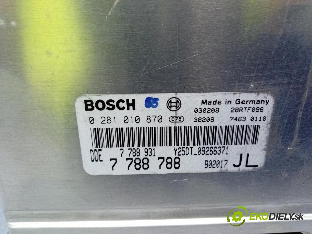 Opel Omega 2003 riadiaca jednotka Motor: 7788788